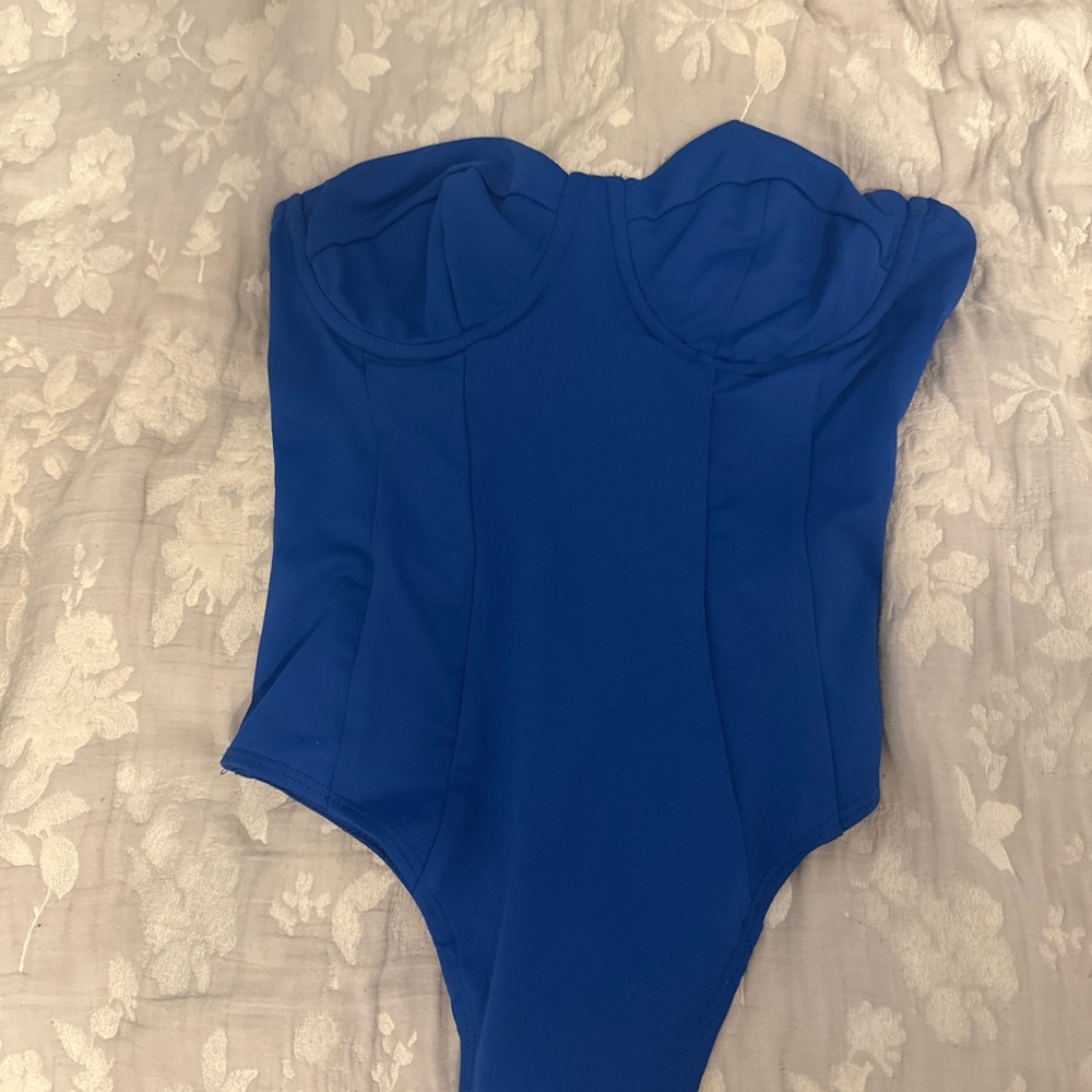 Adika blue corset top
